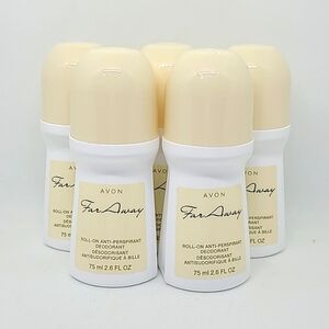 FIVE Avon Far Away Roll on Anti-Perspirant Deodorant